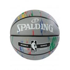 Баскетбольный мяч Spalding NBA Marble Outdoor Grey/Multi-Color Размер 7