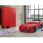 Дитяче ліжко машина BMW 190 x 90 см, червоне