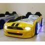 Дитяче ліжко машина Mustang 190 x 90 см, жовте