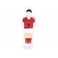 Футболист для настольного футбола Artmann 12,7 мм красно-белый