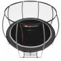 Батут Hop-Sport Premium Black/Grey 366 см c внутренней сеткой и лестницей