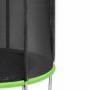 Батут 4FIZJO Classic 252 см Black/Green с внешней сеткой и лестницей