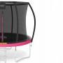 Батут 4FIZJO Premium 252 см Black/Pink с сеткой и лестницей