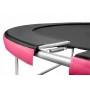 Батут 4FIZJO Premium 252 см Black/Pink с сеткой и лестницей