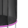 Батут 4FIZJO Classic 252 см Black/Pink с внешней сеткой и лестницей