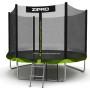 Батут Zipro Jump Pro 252 см з зовнішньою сіткою і драбинкою